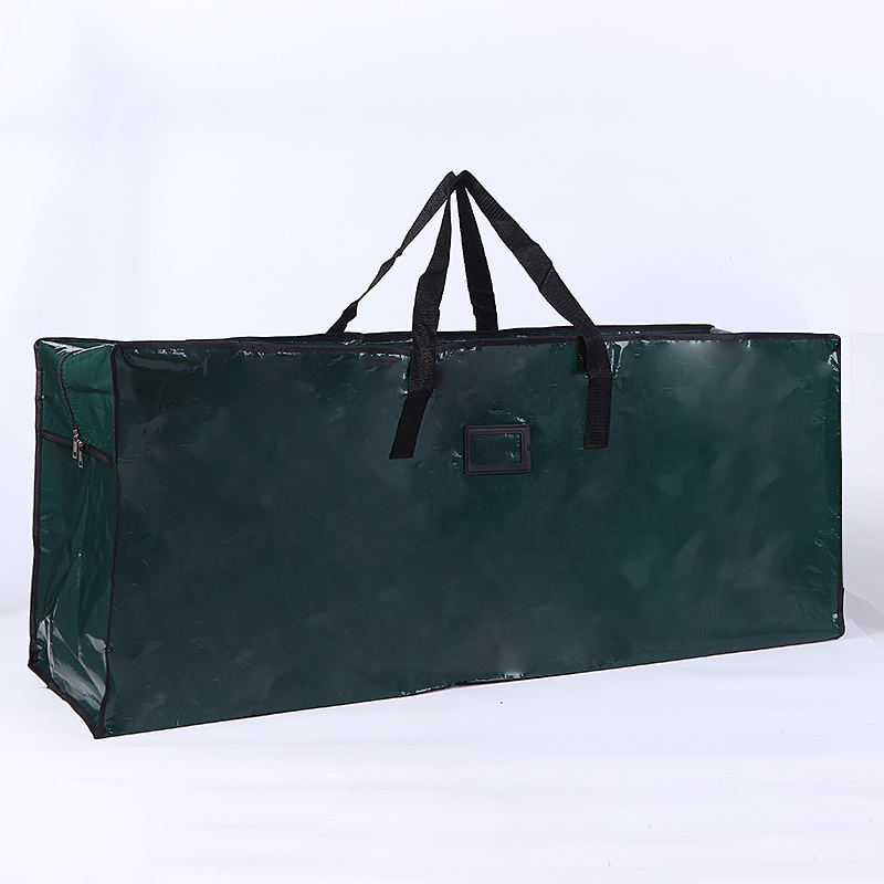 Verde oscuro PE negro portátil; 122*50*38; 120 gramos por cuadrado