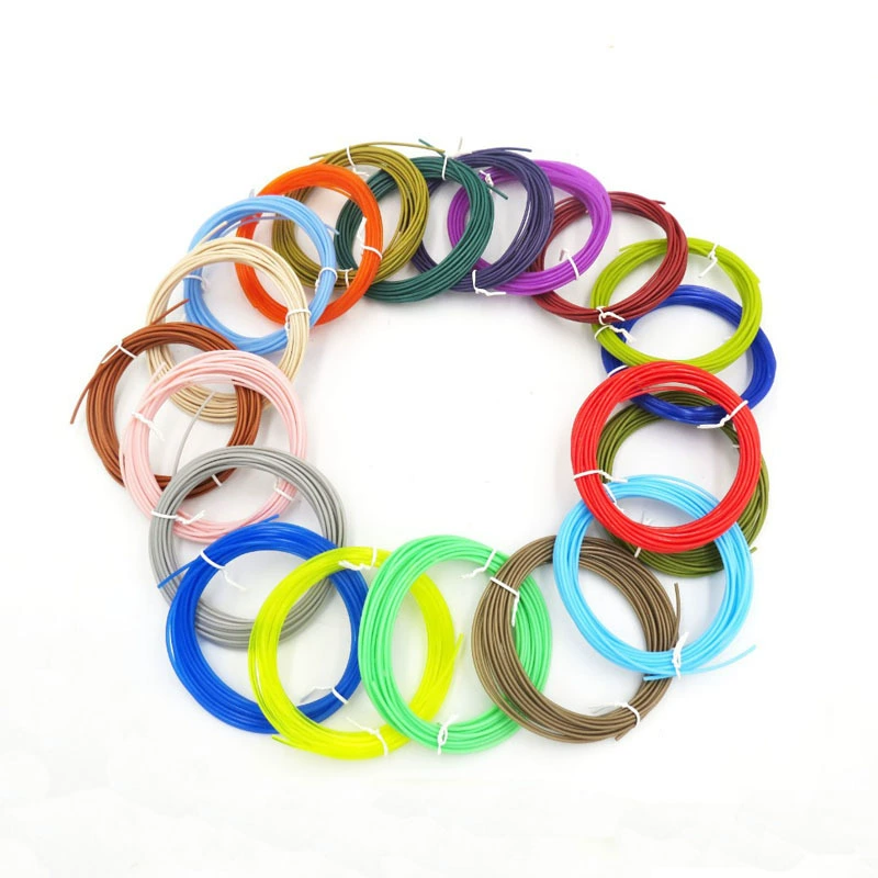 5 метров рулон расходных материалов для ручки для 3D-печати 20 видов цветов пакет расходных материалов PLA из чистого сырья Материалы PLA