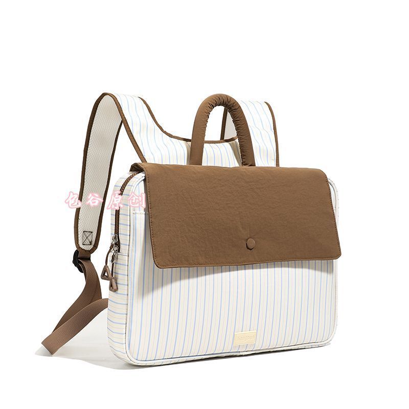 Laptop Bag with High Aesthetic Design, Large Capacity Backpack, Suitable for College Students, Can Be Carried on the Back or by Hand 15inch Laptop Bag with High Aesthetic Design, Large Capacity Backpack, Suitable for College Students, Can Be Carried on the Back or by Hand 15inch