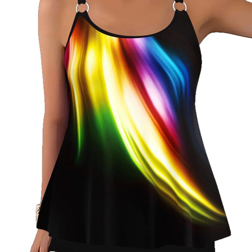 2024 New European and American Cross-border Amazon Women's Swimsuit Set Bikini Swimwear Large Size