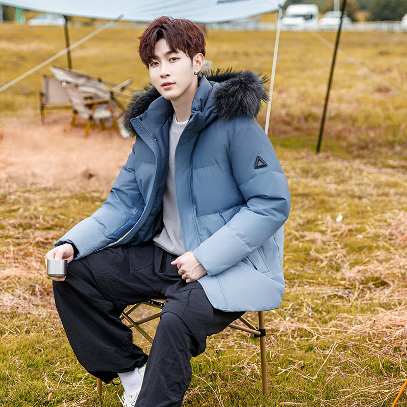 Ink blue [with fur collar]