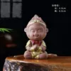 Red pottery red towel meditation