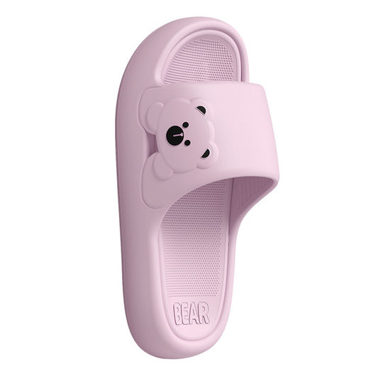 2025 New Summer Slippers Women's Thick Bottom Couple's Thick Bottom Home Bathroom Bathing Slippers Household One-Piece Generation