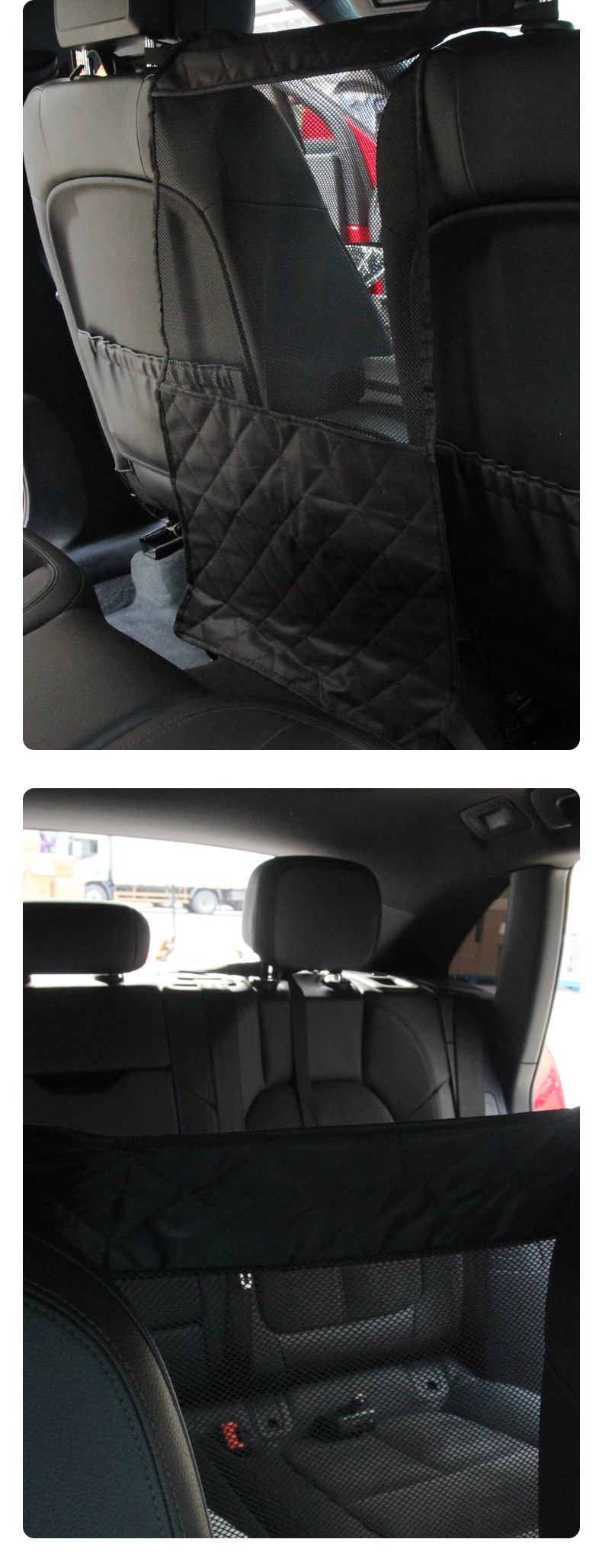 Car pet isolation net, front and rear dog protection net, safety driving car pet protection net