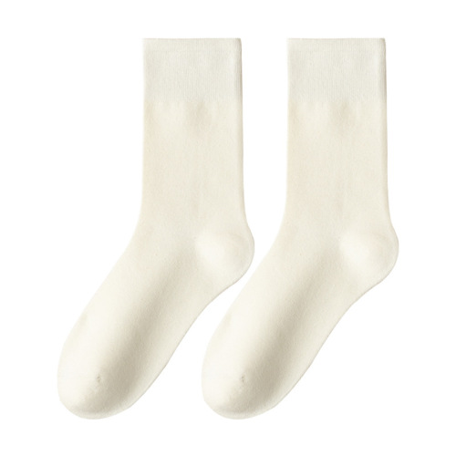 Pure cotton mid-calf socks, women's boneless confinement socks, autumn and winter women's socks, women's stockings, cotton socks, thickened socks, winter wholesale
