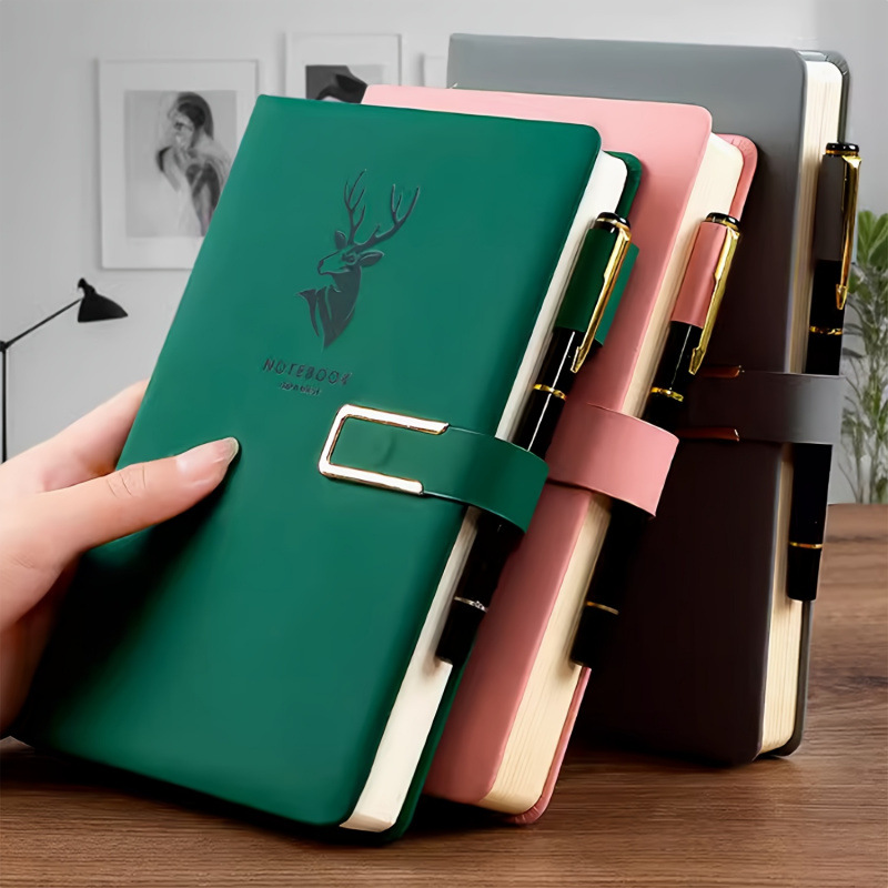 跨境外贸新款代发Notebook with Multicolor Soft Cover Magnetic