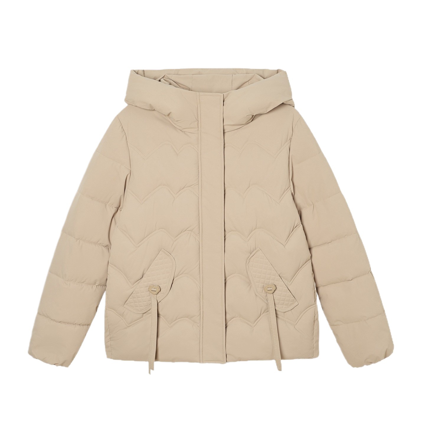 2025 nueva ropa de invierno de pluma de algodón mujer corto estilo extranjero grueso chaqueta de algodón chaqueta de moda con capuchón de madres image 5