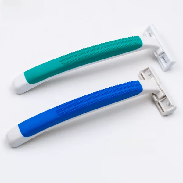 Wholesale Hotel Disposable Razors, Supermarket Stainless Steel Blade Razors, Double-Layer Blade Manual Hair Removal Razors