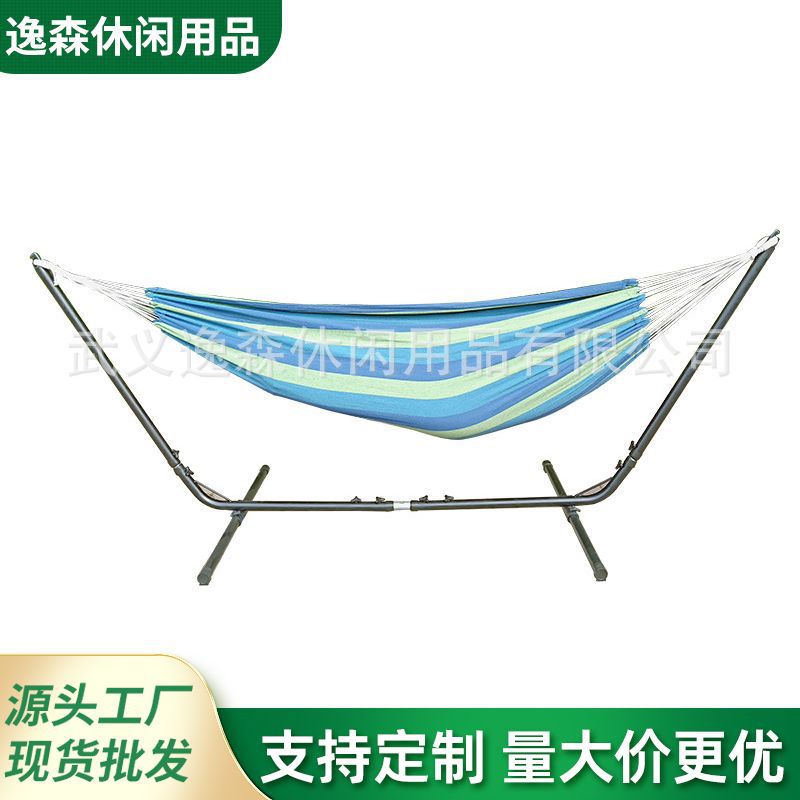 레저 여행 야외 캠핑 그네 실내외 캔버스 싱글 레저 해먹 양각 스탠드 강화형 흔들의자