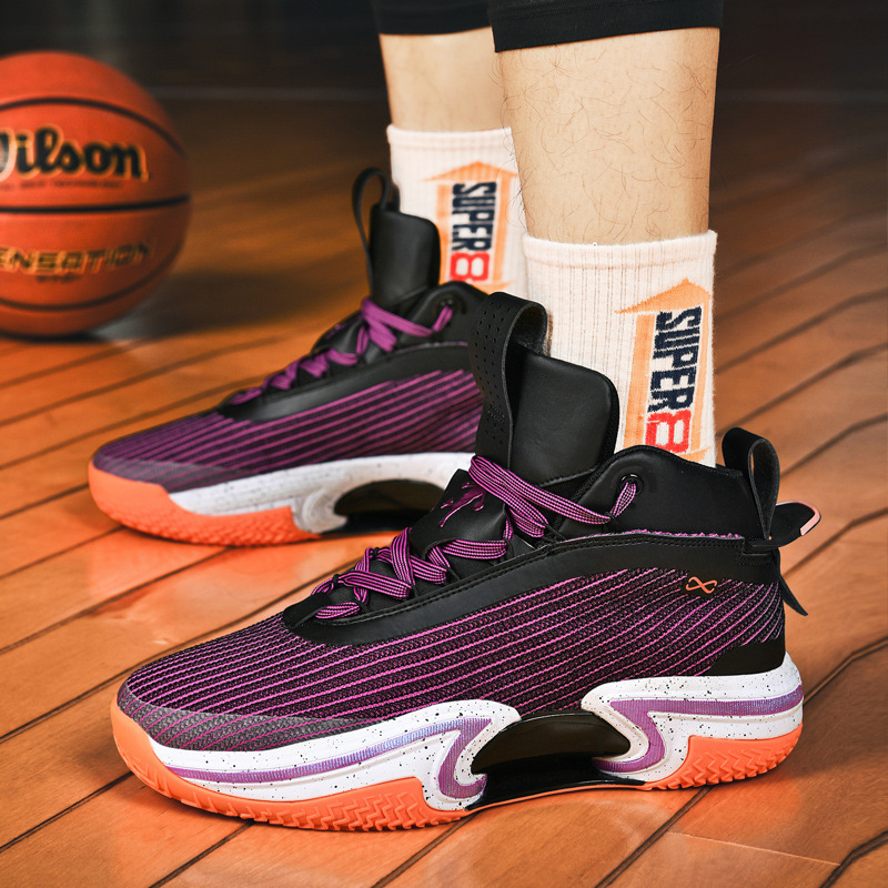 Men's Shoes Korean Fashion Sneakers 2022 Summer New Student High-top Lace-up Shoes Casual Breathable Men's Shoes