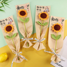 教师节向日葵仿真花束成品花束送老师感恩节毕业季创意礼品