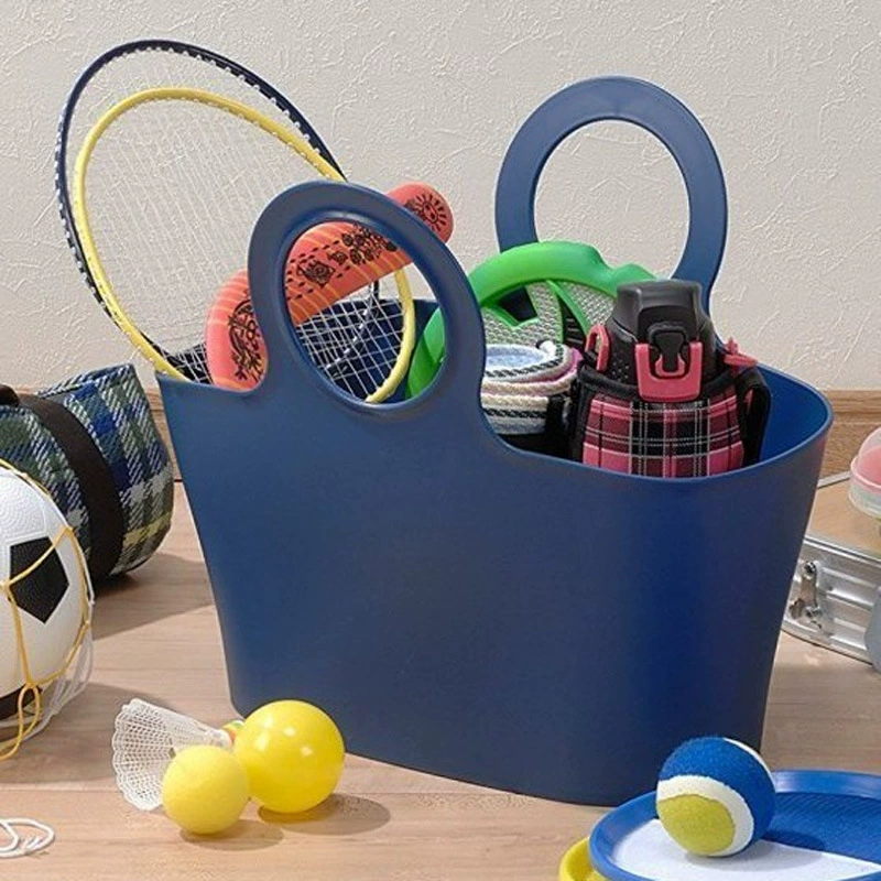 Японская импортная портативная корзина для покупок, корзина для хранения, многофункциональное хранилище для балкона, портативное хранилище для балкона