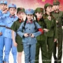 红星儿童八路军扮演表演服