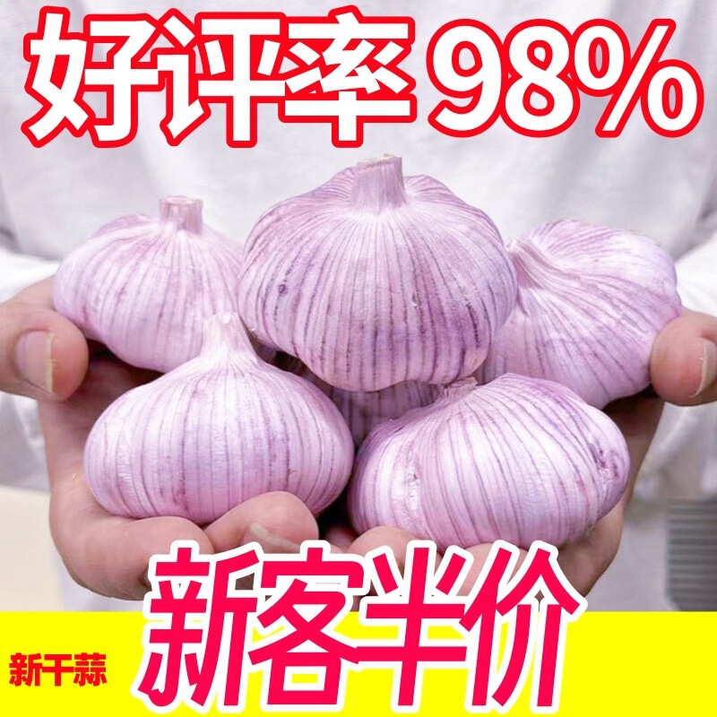 [Purple Garlic] Wholesale Garlic Heads Dried Garlic Purple Garlic Heads Extra Large Fresh Garlic Wholesale Price