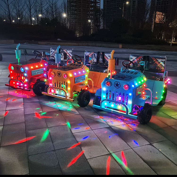 Vehículo todoterreno al aire libre para niños karting eléctrico mayorista para dos personas puede sentarse en línea cuadrada popularidad de los fabricantes de automóviles de choque