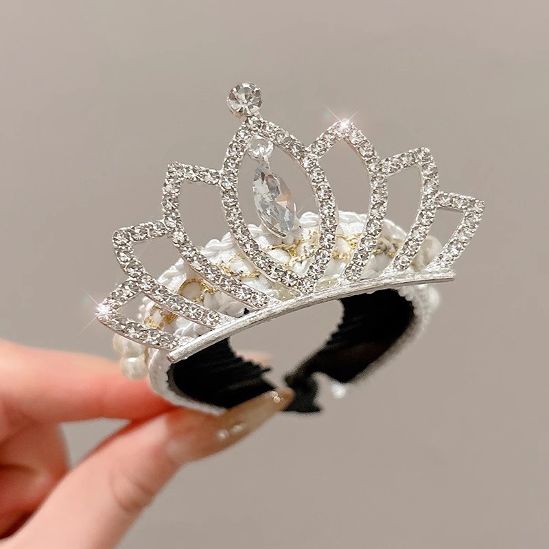 15 Lotus colgante Crown hair hebillas