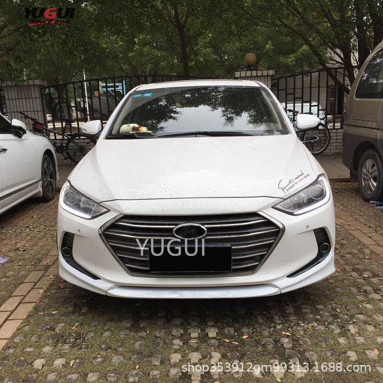 Suitable for Hyundai 16-18 Hyundai Elantra Small Body Kit Modification New Elantra Front Splitter Side Skirts Rear Lip