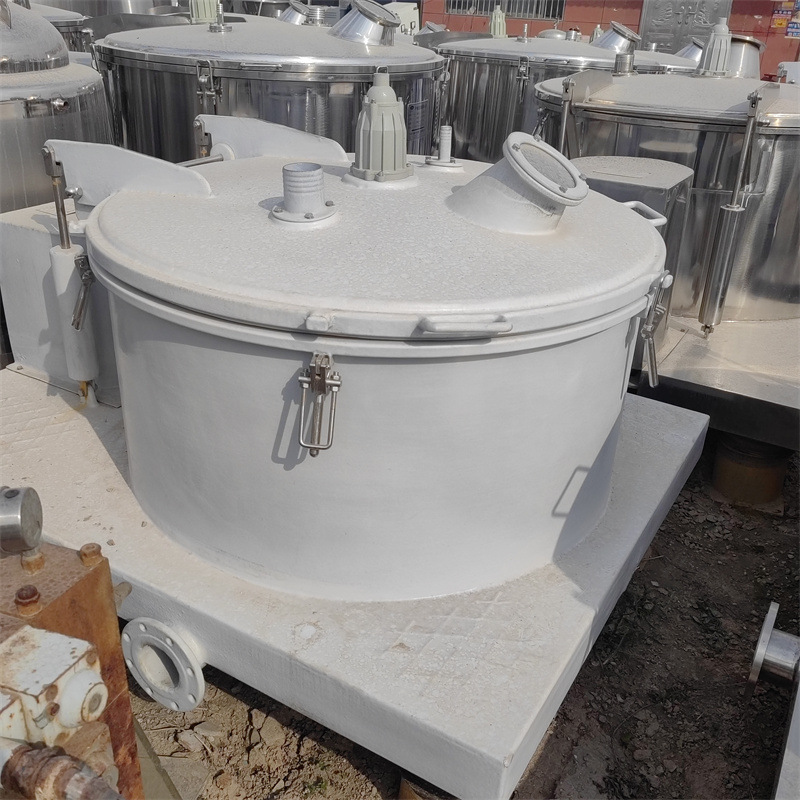 二手衬塑平板离心机  自动化密闭分离 平板式固液分离设备