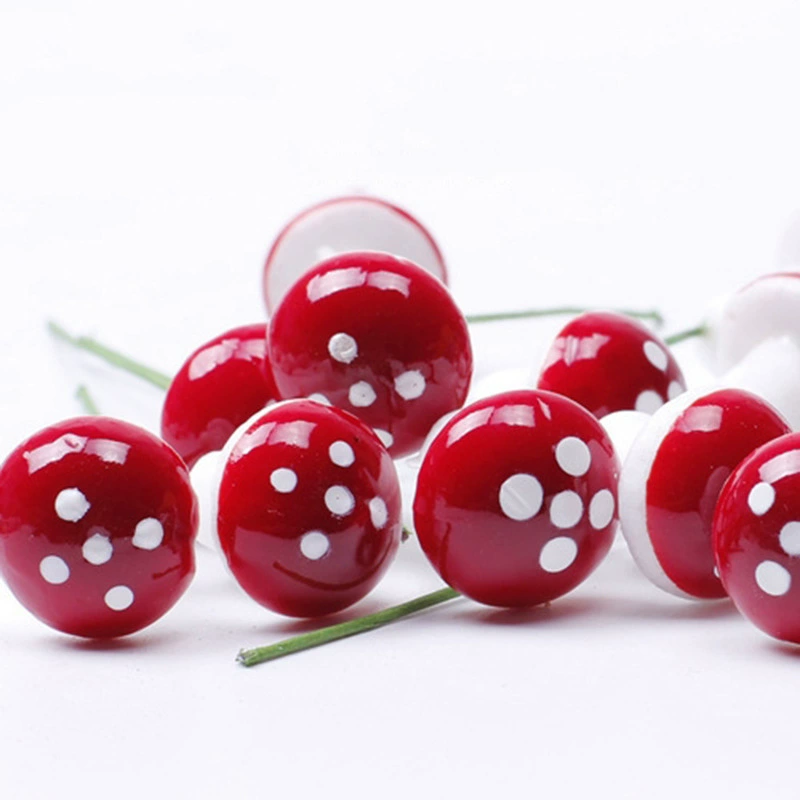 Мох микро Ландшафтные украшения красные пенные грибы аксессуары DIY сборка небольшие украшения игрушка