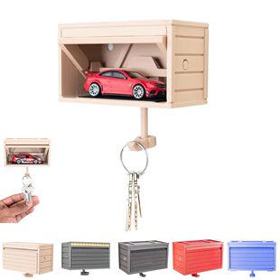Car Garage Key Holder with Opening Door�_܇���T��܇耳ג��h