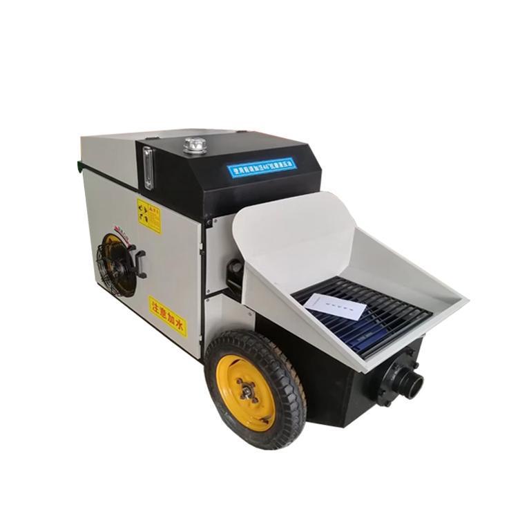 máquina de vertido de concreto de piedra fina para bomba de transporte especial de aumento de potencia horizontal con bomba de columna de estructura secundaria hidráulica interior