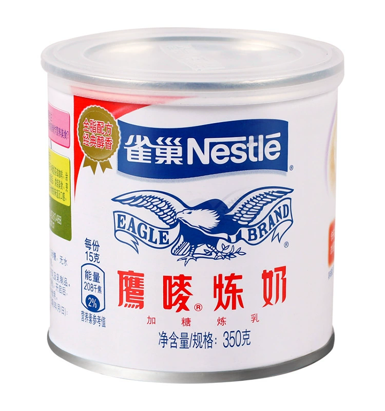 Знак Eagle Condensed Milk 350g банка Упаковка Сгущенное молоко для хлеба Egg Tart Молочный чай Десерт Выпечка