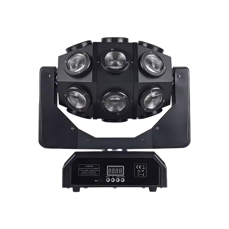 LED18 rotación de la luz de la cabeza móvil de color controlado por voz de luz discoteca cantando Sala de Bar KTV habitación privada Lámpara de Flash Láser de Luz DE LA Barra