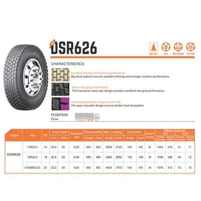 Double Star Tire 12R22.5 Vehicle tire