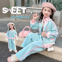 女童春装2025新款套装儿童可爱韩系女宝春秋洋气小女孩春季两件套