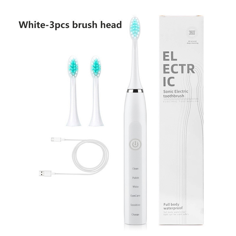 S6 성인용 칫솔 화이트