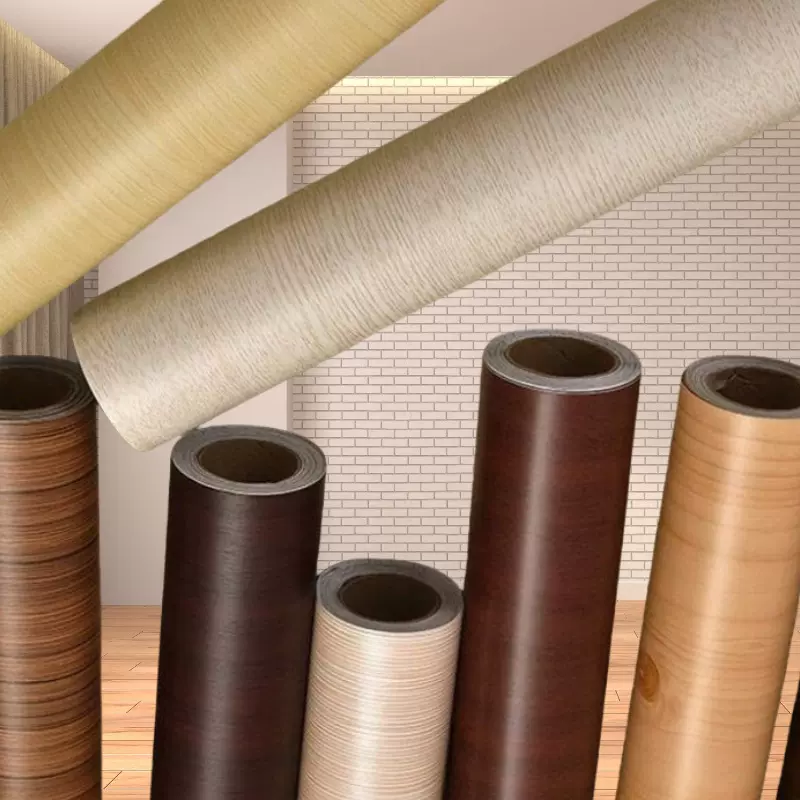 2025塑料烫金膜 木纹烫金箔WPC墙板耐高温耐磨装饰膜厂家直销