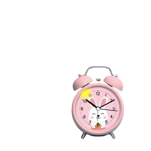 Alarm clock, special wake-up artifact for students and children, bedside boy and girl powerful wake-up metal ringing smart small alarm clock