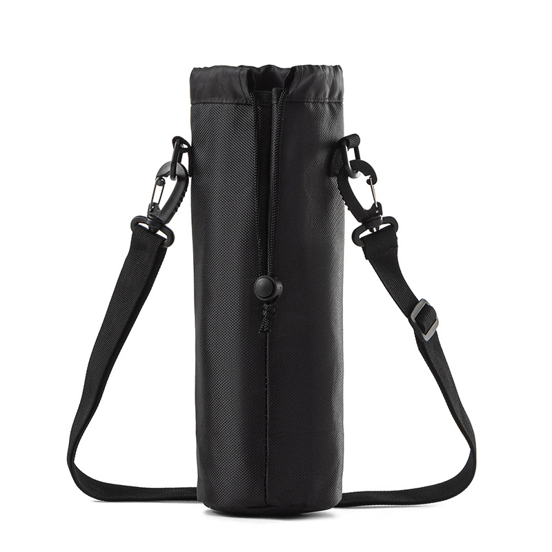 Funda aislante de bolsa de hielo de tela Oxford Funda protectora de botella de agua caliente plegable para picnic al aire libre Bolsa de taza de mantenimiento fresco de viaje LOGO