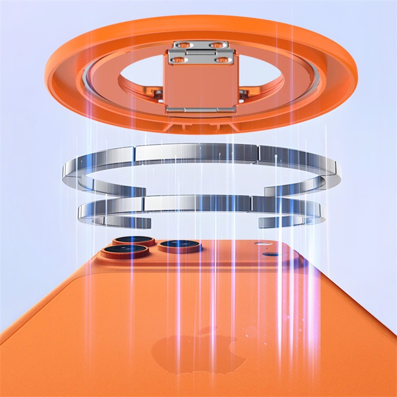 Fábrica de origen CX - 5 triple absorción magnética 360 soporte de teléfono móvil giratorio brazalete magsafe soporte de metal plegable