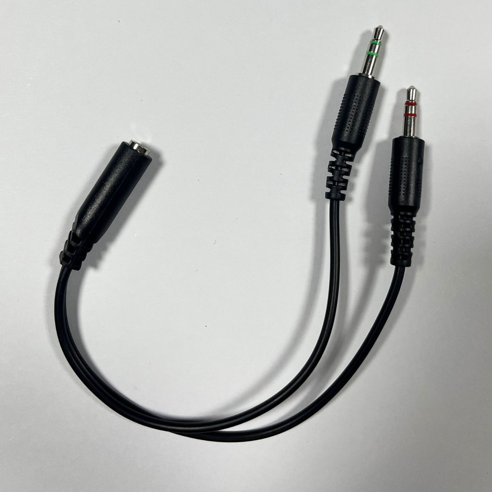 Adaptador de auriculares cable 3,5 dos-en uno USB2.0 cable de extensión cuadrado Puerto transmisión de datos cable macho a hembra