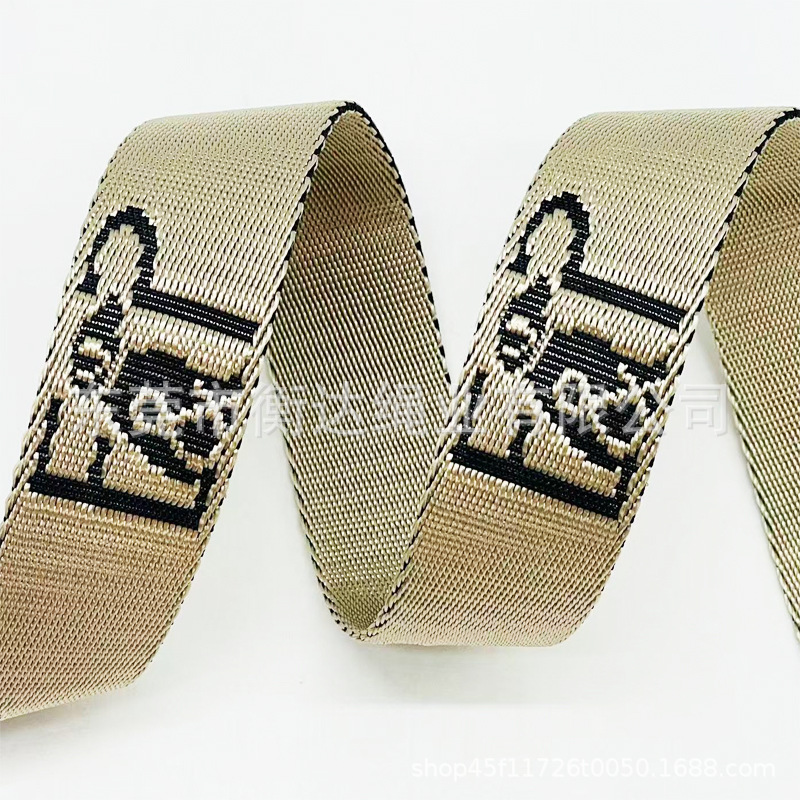 Fábrica personalizada espesa brillante imitación de nylon jacquard correa pet dog collar correa de tela de artículos deportivos al aire libre correa