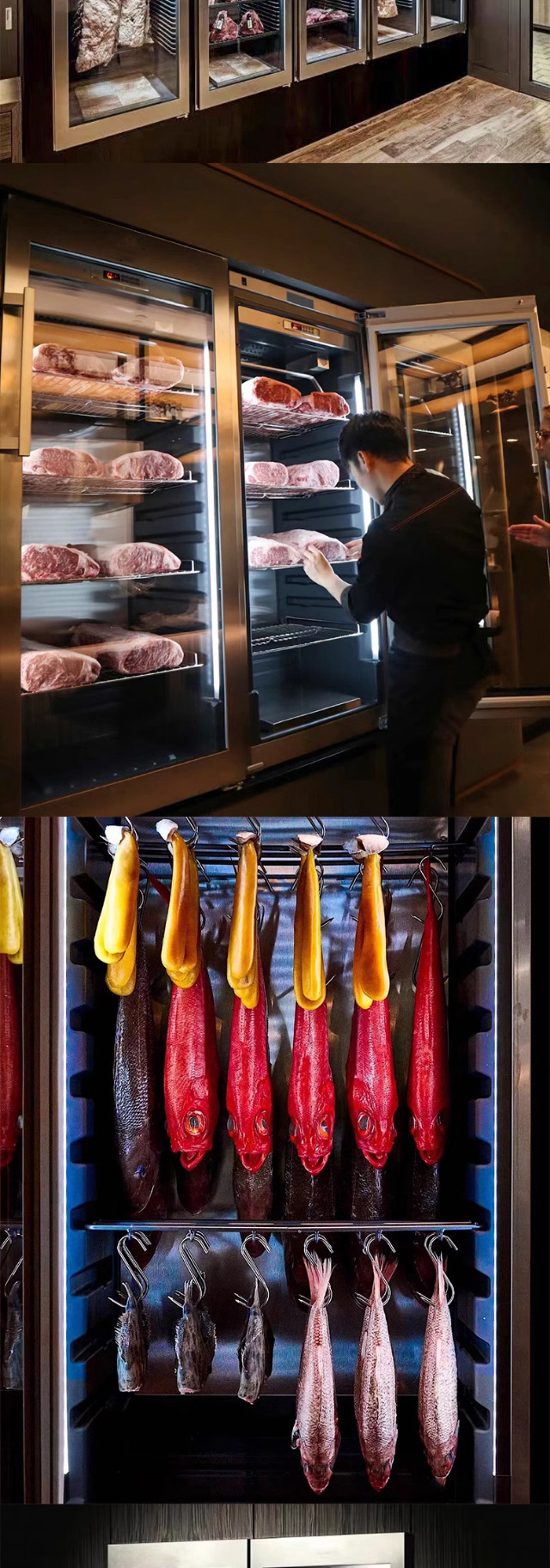 牛肉熟成柜干式和牛排酸柜西餐烤肉冷藏火腿恒温冷冻红酒柜展示柜-阿里巴巴