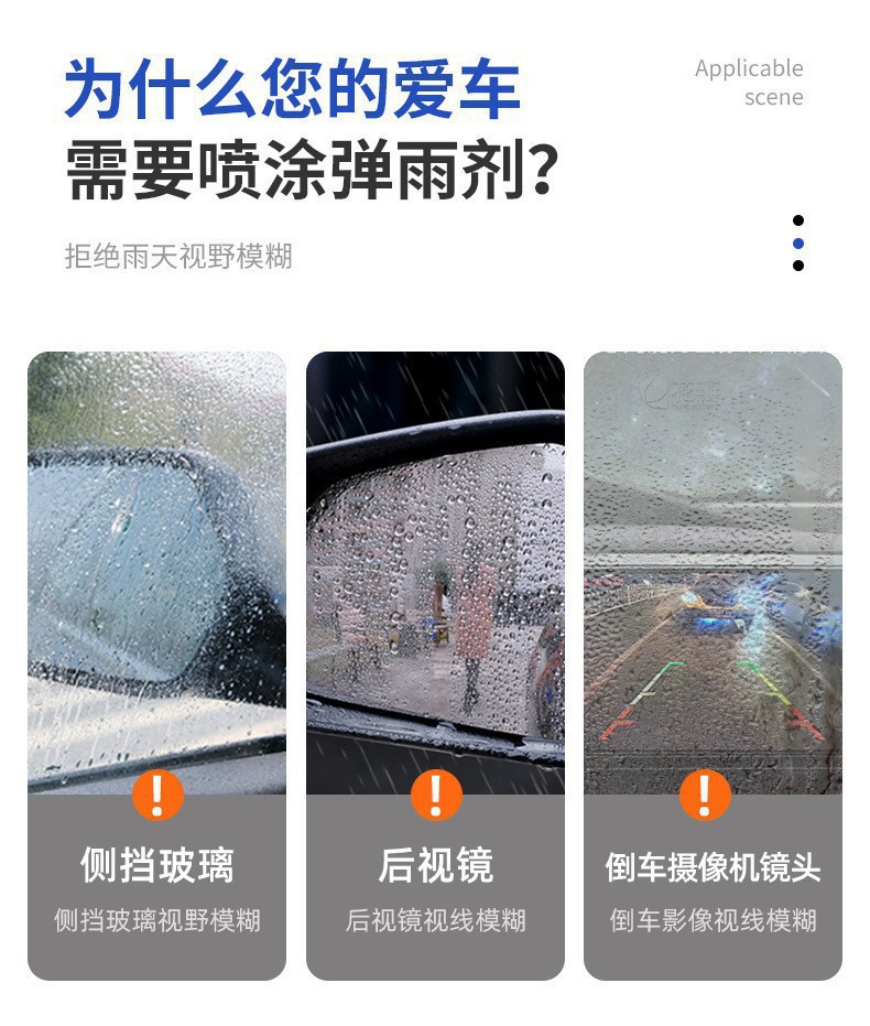 Rearview Mirror Rainproof Artifact Bullet Rain S1 Agent Car Glass Rainproof Agent Rainy Day Waterproof Car Window Water Repellent Coating Agent