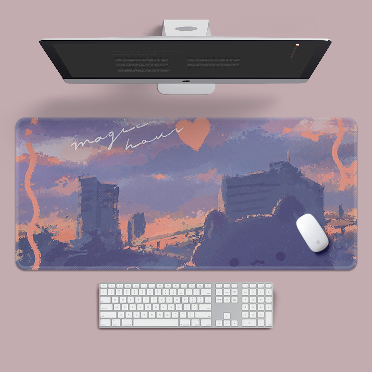 치유 고양이-밤 도시