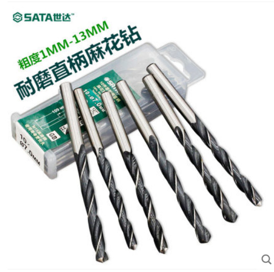 世达10件套耐磨直柄麻花钻头4.1-6.0MM 52141-52160