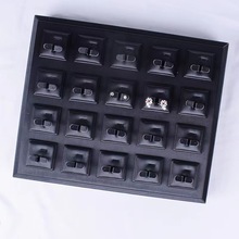 厂家批发拉丝系列耳钉耳坠展示盘 饰品店耳环展示底座首饰收纳盘