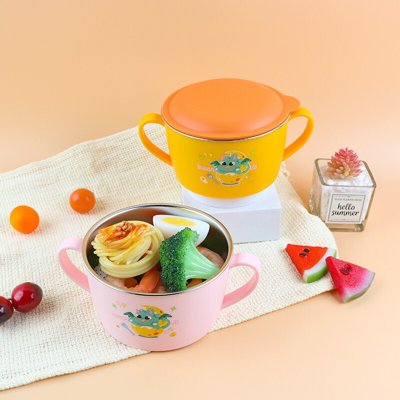 Matte Detachable 316 Stainless Steel Baby Food Bowl, Anti-Scalding, Separate Dining and Insulation Soup Bowl with Lid for Children Matte Detachable 316 Stainless Steel Baby Food Bowl, Anti-Scalding, Separate Dining and Insulation Soup Bowl with Lid for Children