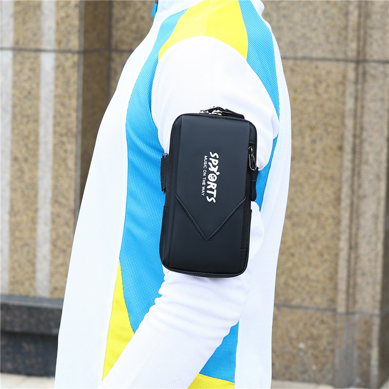 Bolsa de brazo de juego de deportes al aire libre ligera y simple para hombres y mujeres corriendo bolsa de almacenamiento de teléfonos móviles para salir bolsa de cambio portátil