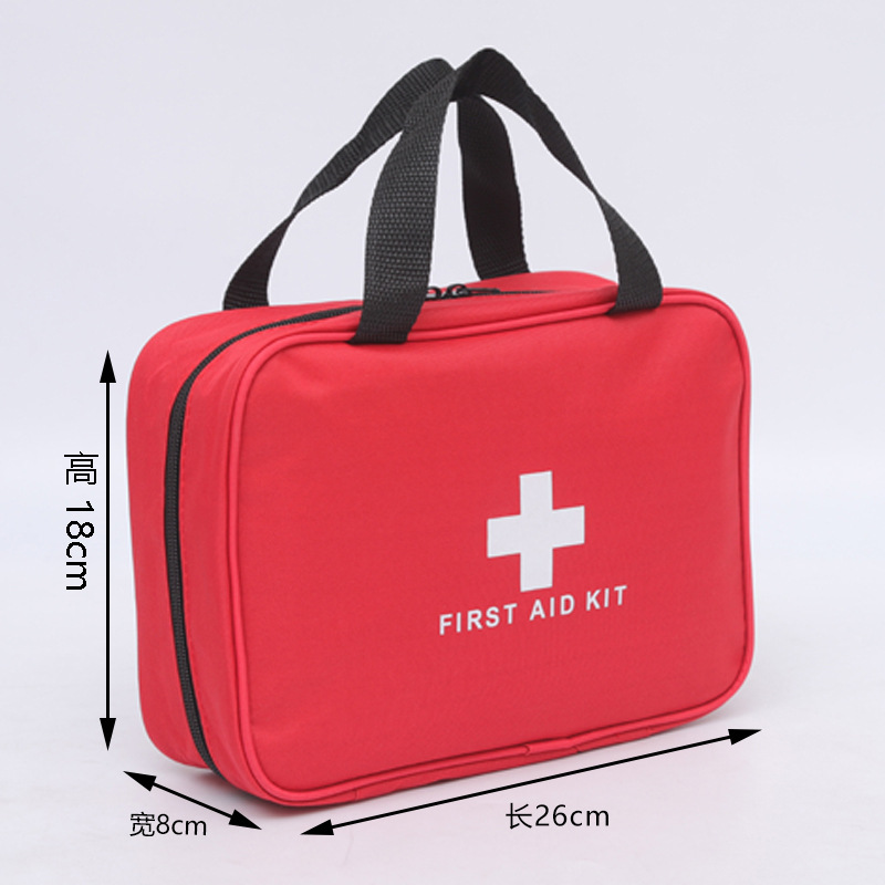Bolsa de almacenamiento de primeros auxilios portátil grande bolsa médica bolsa de emergencia del coche bolsa de prevención de epidemias Portátil Bolsa De Salud al aire libre