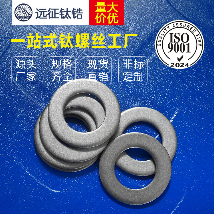 厂家直销 钛平垫 M12 M14 M16 M18 钛垫圈 钛垫片 钛冲压件