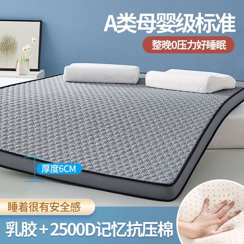 Newly Upgraded Latex Mattress for Rent, Home Floor Sleeping Mat, Student Thickened Tatami Mattress, Dormitory Soft Cushion Wholesale