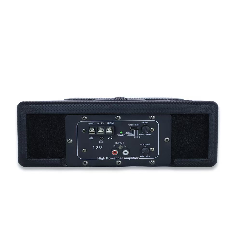 Factory Active Car Ultra-Thin Subwoofer 8inch High Power with Amplifier 12V Modified Car Subwoofer Mf-U8