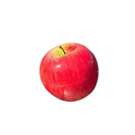 Apple, realistic protective amulet, electric car, Christmas decorations