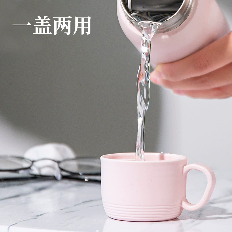 Карандашная, стеклянная крышка из нержавеющей стали, 180 мл, простой и элегантный дизайн, нержавеющая сталь AISI 304