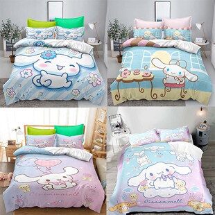 Europe and the United States hot-selling duvet cover bed set of three Amazon TEMU Christmas holiday quilt cover Halloween sheets